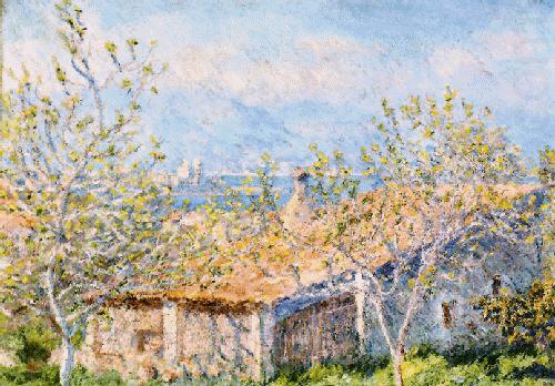 Claude Monet Gardener's House at Antibes china oil painting image